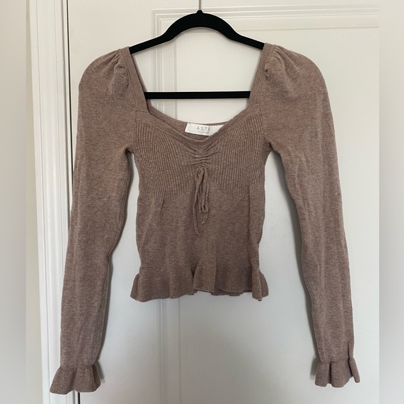 Astr brown knit sweater - Picture 2 of 3